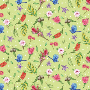 PRE ORDER - Aussie Garden Green - Fabric