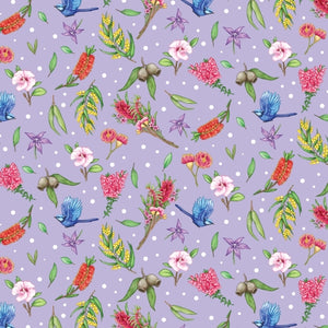 PRE ORDER - Aussie Garden Purple - Fabric