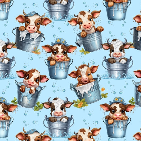 PRE ORDER - Baby Cow Bucket - Fabric