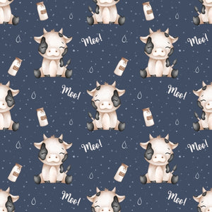 PRE ORDER - Baby Moo Cow - Fabric