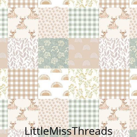 PRE ORDER - Boho Patchwork - Fabric - Fabric from [store] by Little Miss Threads - 