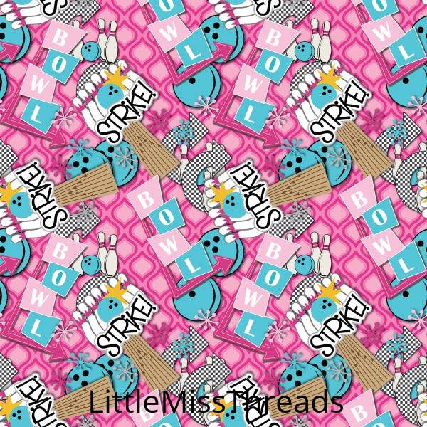 PRE ORDER - Bowling Alley - Fabric - Fabric from [store] by Little Miss Threads - 