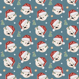 PRE ORDER - Christmas Polar Bear - Fabric