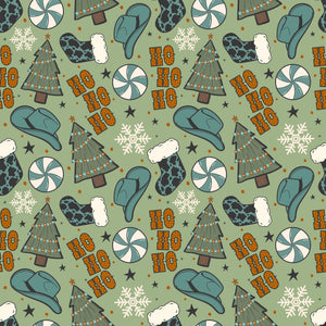 PRE ORDER - Christmas Western - Fabric