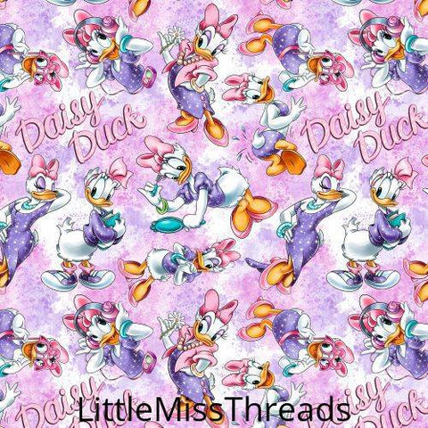 PRE ORDER - Daisy Duck Sparkle - Fabric - Fabric from [store] by Little Miss Threads - 