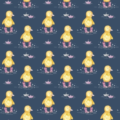 PRE ORDER - Duck in Rain Boots - Fabric