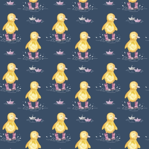 PRE ORDER - Duck in Rain Boots - Fabric