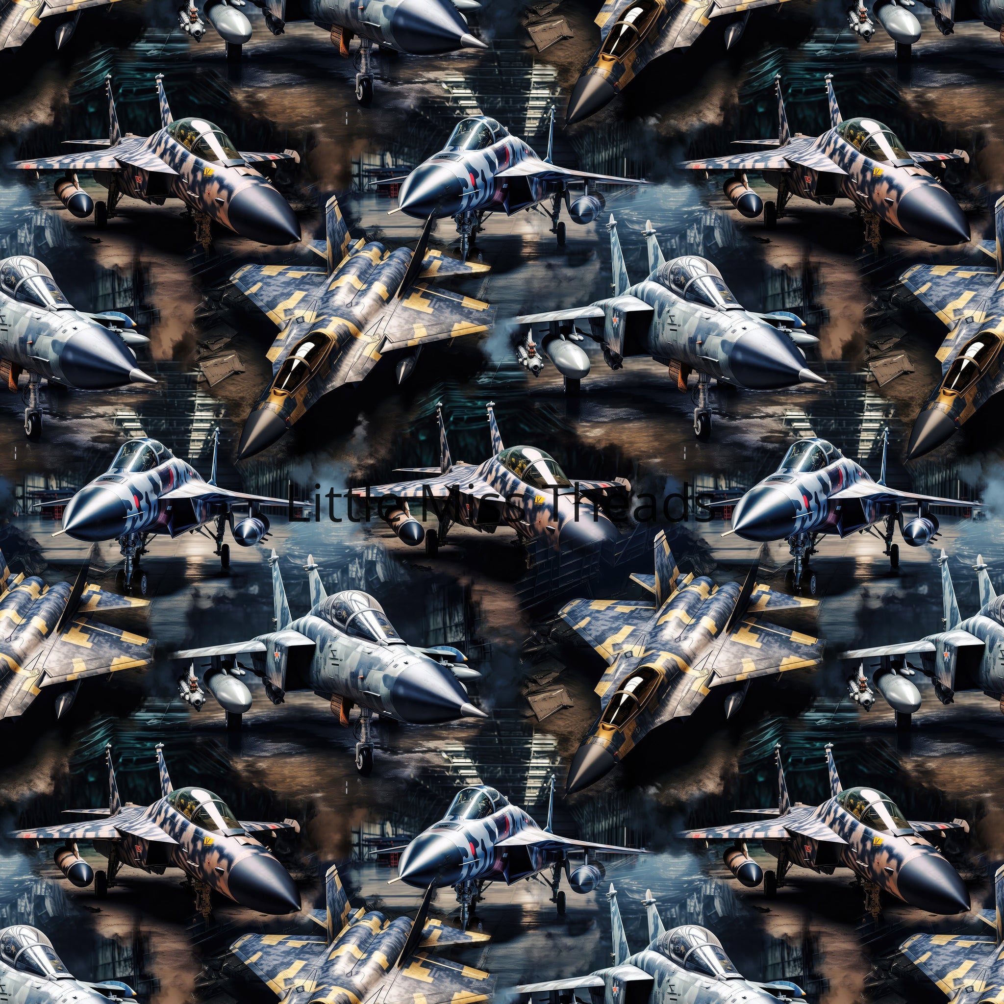 PRE ORDER - Fighter Jets - Fabric