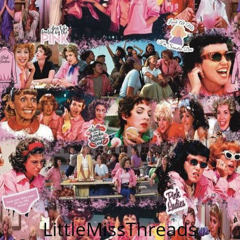 PRE ORDER - Grease Think Pink Ladies - Fabric - Fabric from [store] by Little Miss Threads - 