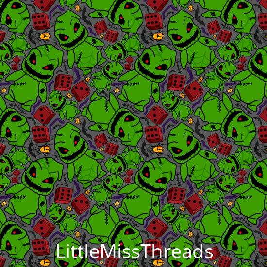 PRE ORDER - Halloween Oogie Boogie - Fabric - Fabric from [store] by Little Miss Threads - Halloween