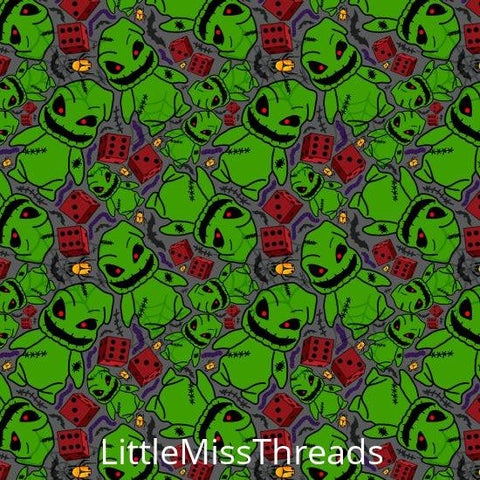 PRE ORDER - Halloween Oogie Boogie - Fabric - Fabric from [store] by Little Miss Threads - Halloween