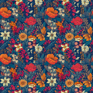 PRE ORDER - Holiday Flowers - Fabric