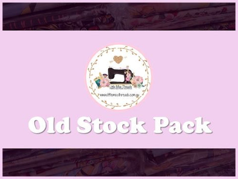 IN STOCK -  Old Stock Pack - WOVEN COTTON