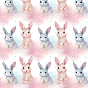 PRE ORDER - Pastel Bunnies - Fabric