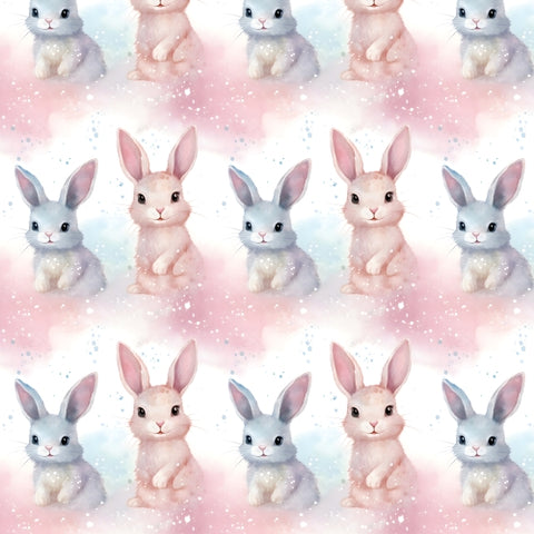 PRE ORDER - Pastel Bunnies - Fabric