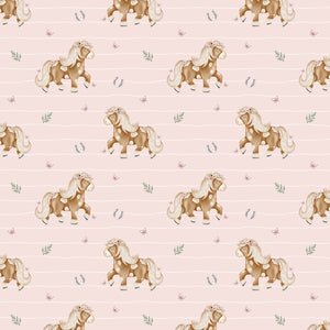 PRE ORDER - Pony Pink Lines - Fabric