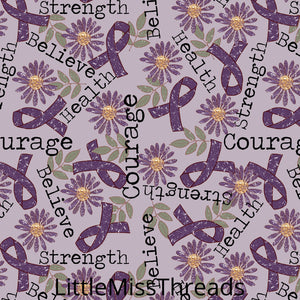 PRE ORDER - Preemie Awareness - Fabric - Fabric from [store] by Little Miss Threads - 