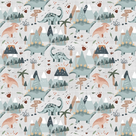 PRE ORDER - Prehistoric Dino World - Fabric