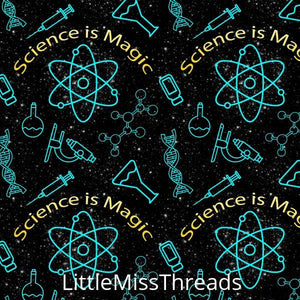 PRE ORDER - Science is Magic Blue - Fabric - Fabric from [store] by Little Miss Threads - 