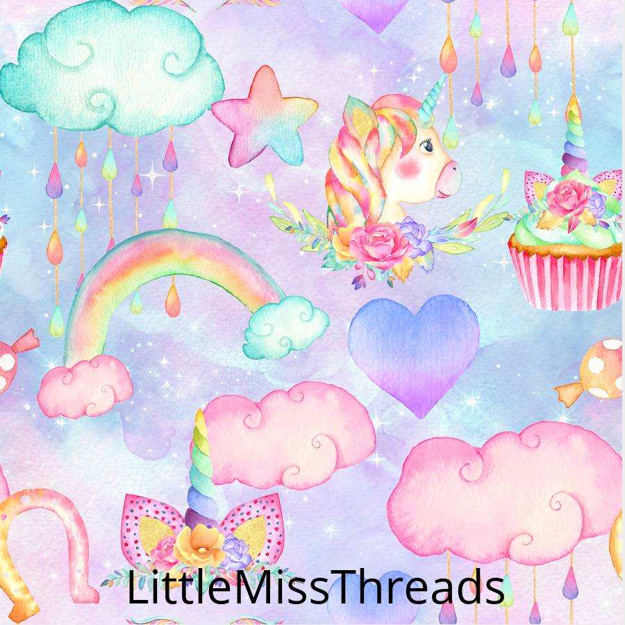 PRE ORDER - Unicorn Party - Fabric - Fabric from [store] by Little Miss Threads - 