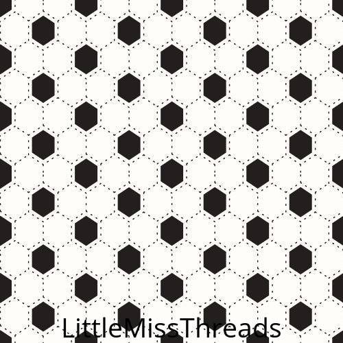 PRE ORDER - Soccer Ball - Fabric - Fabric from [store] by Little Miss Threads - 