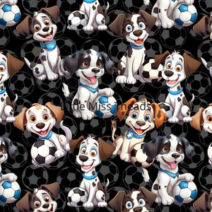 PRE ORDER - Soccer Pups - Fabric