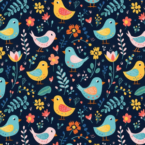 PRE ORDER - Spring Birds 1 - Fabric