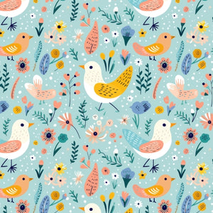 PRE ORDER - Spring Birds 2 - Fabric