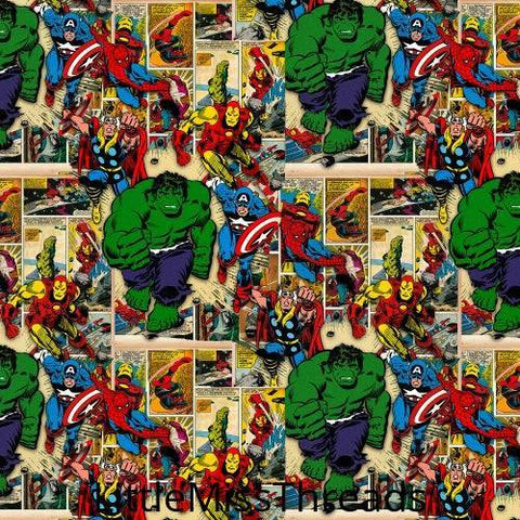 PRE ORDER - Super Comic - Fabric - Fabric from [store] by Little Miss Threads - 