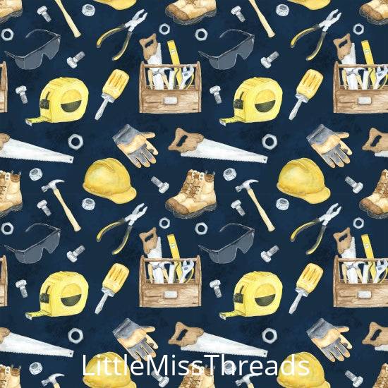 PRE ORDER - Tools Small - Fabric - Fabric from [store] by Little Miss Threads - 