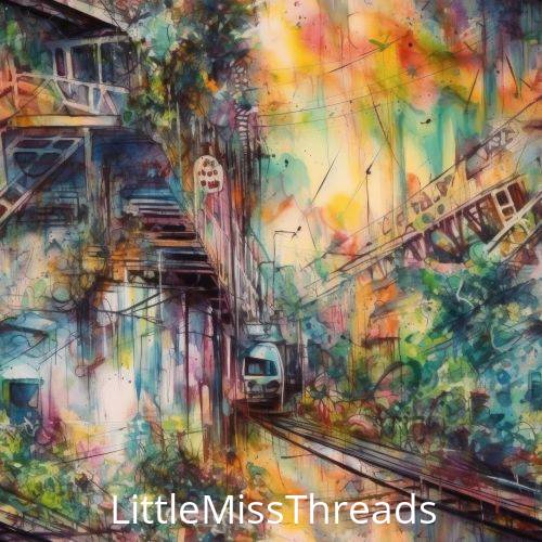 PRE ORDER - Urban Graffiti 1 - Fabric - Fabric from [store] by Little Miss Threads - 