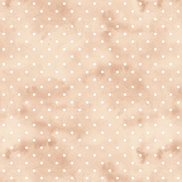 PRE ORDER - Warm Fall Beige Dots - Fabric