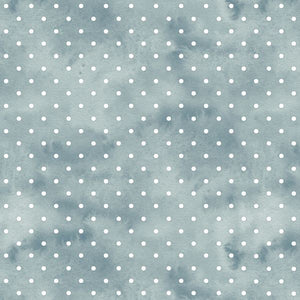 PRE ORDER - Warm Fall Blue Dots - Fabric