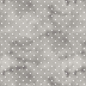 PRE ORDER - Warm Fall Grey Dots - Fabric