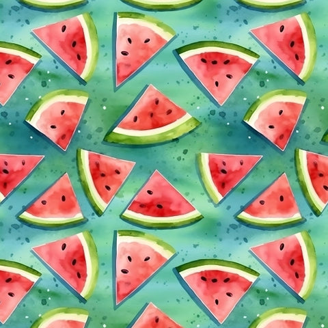 PRE ORDER - Watercolour Watermelon - Fabric