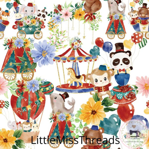 PRE ORDER - Day at the Circus - Fabric - Fabric from [store] by Little Miss Threads - 
