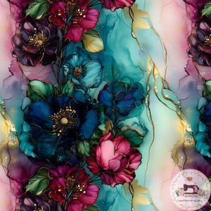 PRE ORDER - Jewel Flowers - Fabric Fabric