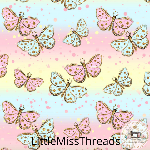 PRE ORDER - Winnie Butterflies - Fabric - Fabric from [store] by Mini Mooches - 