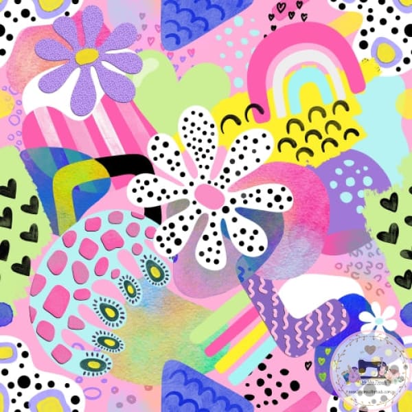 PRE ORDER - Abstract Colourful Texture - Fabric Fabric