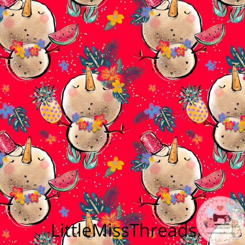 PRE ORDER - Aloho Ho Reindeer - Fabric - Fabric from [store] by Little Miss Threads - 