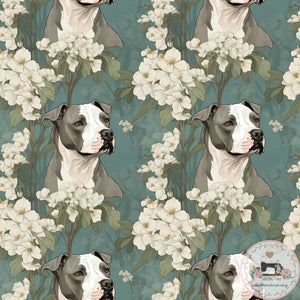 PRE ORDER - American Staffordshire Vintage Floral - Fabric Fabric
