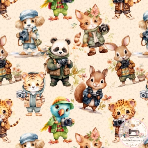 PRE ORDER - Animal Travels - Fabric Fabric