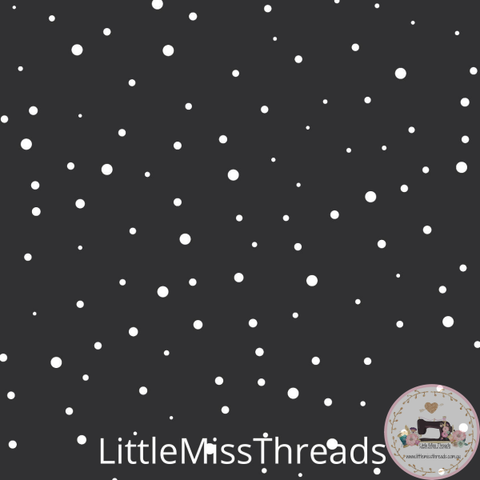 PRE ORDER - Aussie Animals Black Dot - Fabric - Fabric from [store] by Little Miss Threads - 