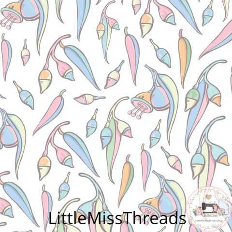 PRE ORDER - Aussie Christmas Gumnuts - Fabric - Fabric from [store] by Little Miss Threads - 