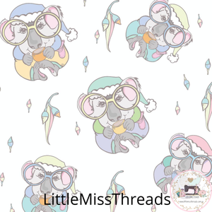 PRE ORDER - Aussie Christmas Koalas - Fabric - Fabric from [store] by Little Miss Threads - 