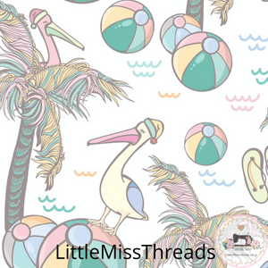 PRE ORDER - Aussie Christmas Pelicans - Fabric - Fabric from [store] by Little Miss Threads - 