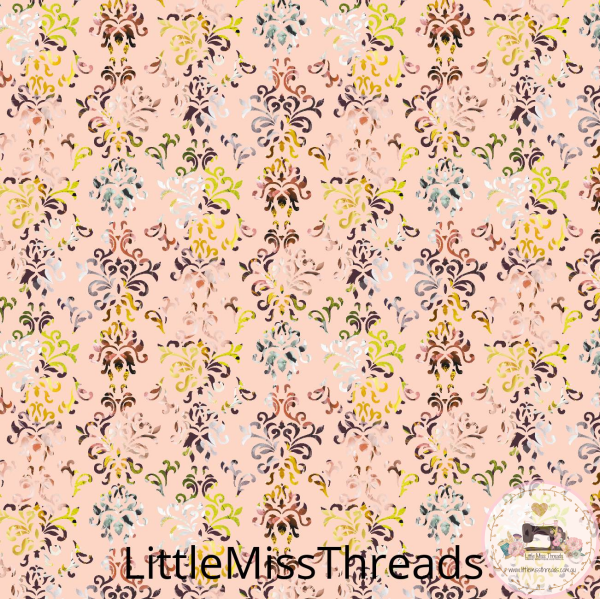 PRE ORDER - Autumn Garden Damask - Fabric - Fabric from [store] by Little Miss Threads - 