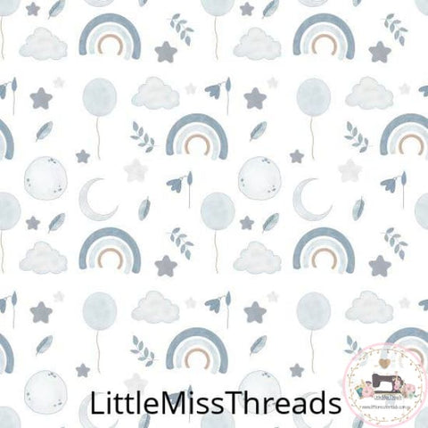PRE ORDER - Baby Nursery White - Fabric - Fabric from [store] by Little Miss Threads - 