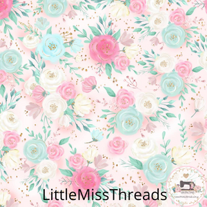 PRE ORDER - Ballerina Florals - Fabric - Fabric from [store] by Little Miss Threads - 