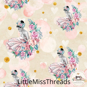 PRE ORDER - Ballerina Vintage - Fabric - Fabric from [store] by Little Miss Threads - 